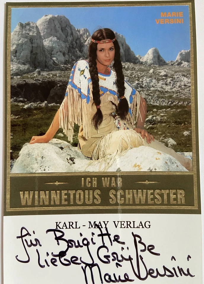 Marie Versini signiert Winnetou Foto Signatur Unterschrift Autogramm Signed - Bild 1 von 1