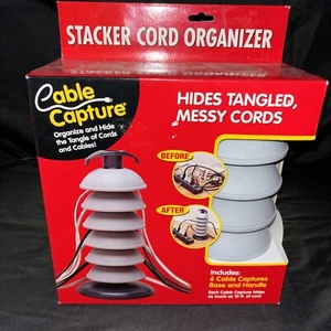 Cable Capture Stacker Cord Organizer - Picture 1 of 12