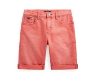 Polo Ralph Lauren Big Boys Sullivan pantaloncino denim slim rosso taglia 12 4091 - Foto 1 di 1