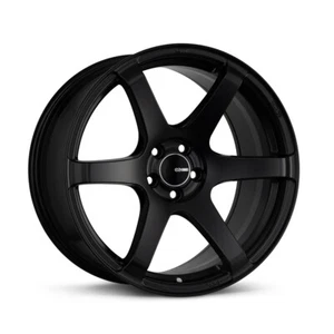 (1) 17x8 Enkei T6S 5x114.3 +45 Black Paint Wheel - Picture 1 of 2