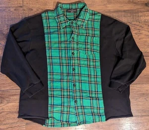 The Couture Club Mens Green Plaid Long Sleeve Button Down Size EUR Large Unique - Picture 1 of 17