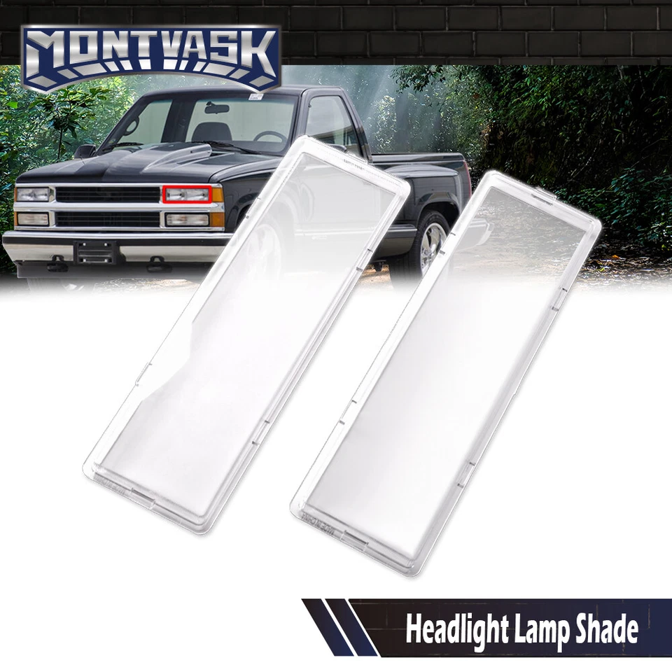 Lente de repuesto transparente izquierda+derecha apta para 94-98 GMC C/K Sierra Foto 1 de 4