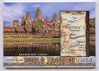 2017 Ud Goodwin Champions World Traveler Map Relic Wt-2 Angkor Wat Cambodia