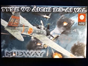 Type 99 Aichi D3-AI Val - BATTLE FOR MIDWAY 1942 , ZTS PLASTYK, SCALE 1/72 - Picture 1 of 3