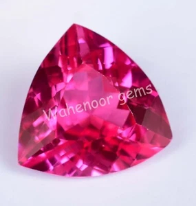 Natural Rubellite Tourmaline 8.55 Ct Red Pink Treated Certified Loose Gemstone - Picture 1 of 6