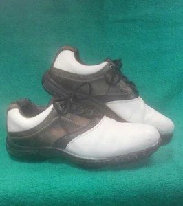 Footjoy Contour Series Spiked Golf Leather Shoes Mens Size 9M 54282 - Picture 1 of 12
