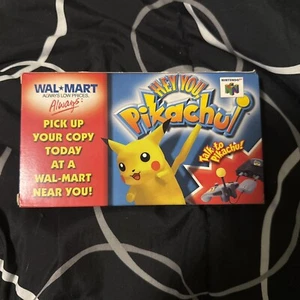 Hey You, Pikachu! VHS Tape Wal Mart Promo Pokémon N64 Nintendo - Picture 1 of 7