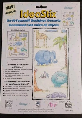 Ideastix Me & My Big Ideas Baby Safari Peel and Stick Decoración IS3530 DE COLECCIÓN 2002 Foto 1 de 4