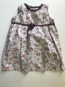 Vestido para niñas de té marrón 18 meses 100 % algodón - Imagen 1 de 3