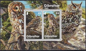 Yvert S/S 2020 Gibraltar #? Búhos de fauna sin montar o nunca montados en muy buen estado - Imagen 1 de 1