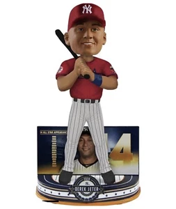 Derek Jeter Yankees 14 veces All-Star Bobblehead HOF Serie 5 de 5 EN MANO - Imagen 1 de 4