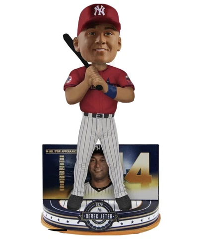 Derek Jeter Yankees 14 Time All-Star Bobblehead HOF Series 5 of 5 IN HAND Cover