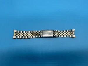 Genuine Rolex Two Tone Jubilee Bracelet 20MM From 1970s - 1980s - Picture 1 of 8