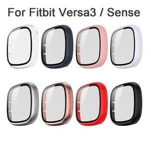Pour Fitbit Versa 3/ Sense Watch Coque Protection écran 360 Slim Cover - Photo 1 sur 20