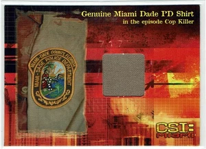CSI Miami Series 3 2006 Costume CSIMS3-C2 Miami Dade Police Department Shirt - Picture 1 of 4