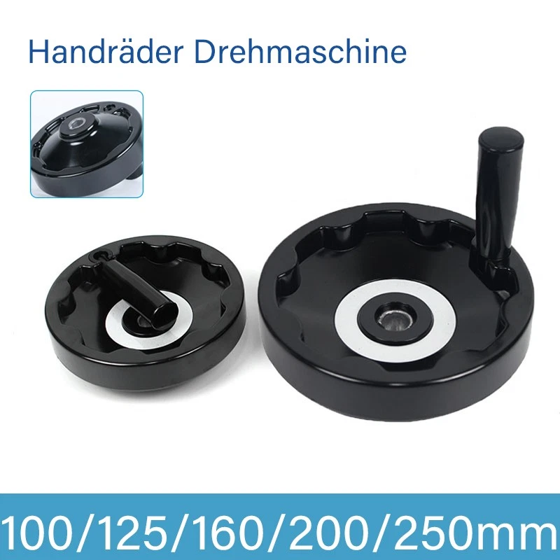 Handräder Drehmaschine 100mm 125mm 160mm 200mm 250mm Bakelit-Maschine Handrad - Bild 1 von 4