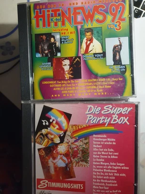 Hit News von K-Tel aus 92 / Vol. 3 & Die Super Party Box - Stimmungshits (S21) - Bild 1 von 2