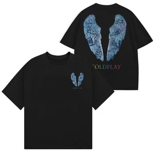 T-shirt Coldplay 2025 album circostante maglietta band stile vintage da uomo - Foto 1 di 8