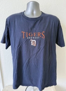 Vintage 90’s Nutmeg Detroit Tigers T-Shirt Mens Large Embroidered - Picture 1 of 6