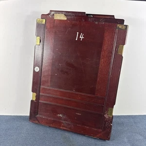 Ganze Platte Buch Stil Holz Glas Teller Halter 6,5x8,5 Zoll für Rückwand Kamera  - Bild 1 von 15
