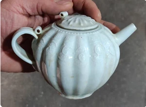 Schönes Sammlerstück Kunst Handmalerei Hutian Ofen Porzellan Teekanne - Bild 1 von 5