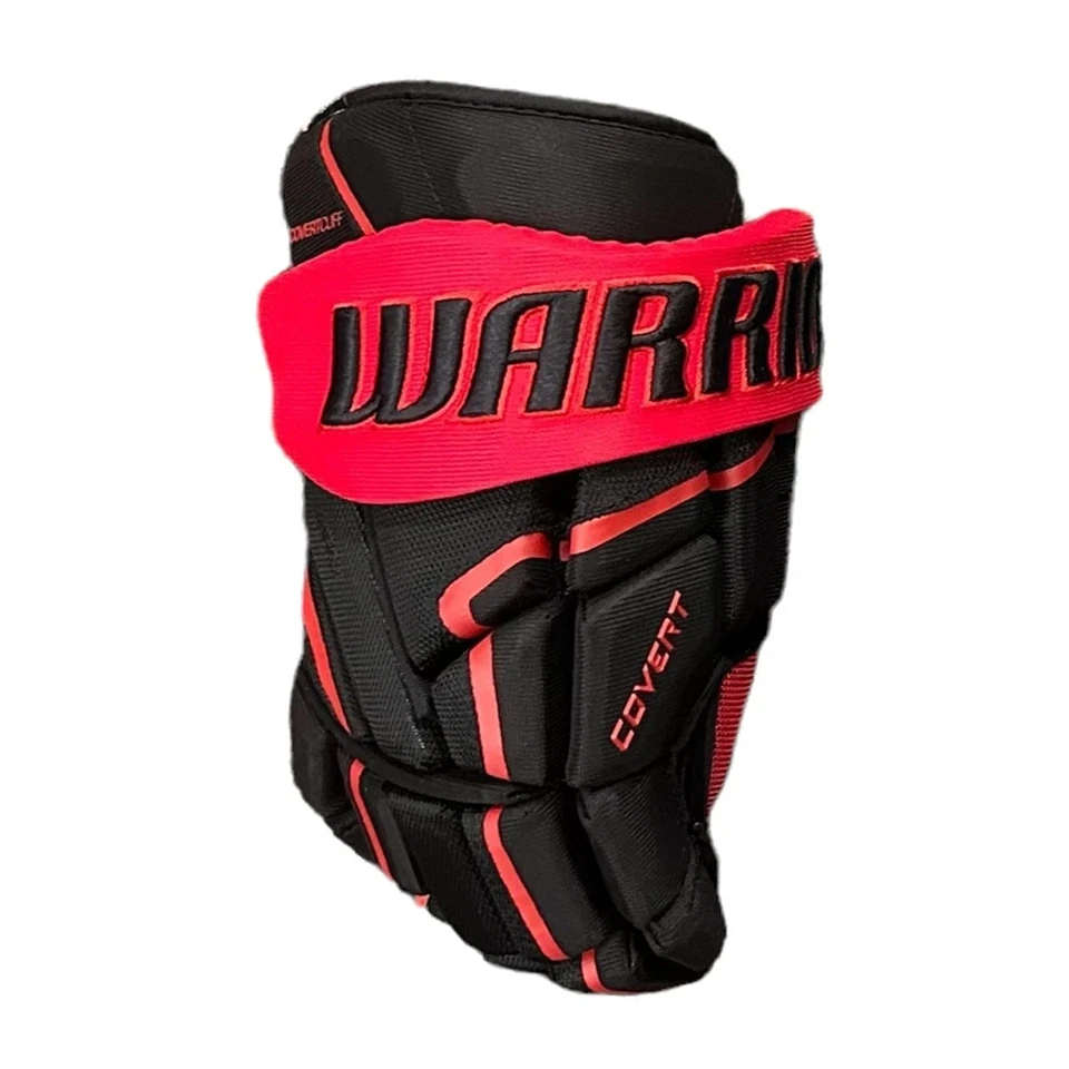 WARRIOR PRODUCTS New Warrior Covert Pro 14" inch hockey gloves senior black red custom glove ice