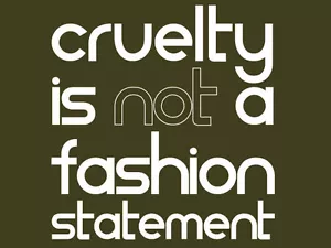 Bran New CRUELTY IS NOT A FAHION STATEMENT T-SHIRT Vegan Vegetarisch SM-5XL - Bild 1 von 2