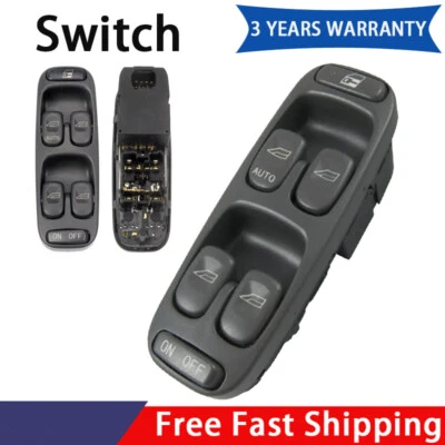 Interruptor ventana puerta delantera izquierda 901550 para Volvo V70 1998-2000 2,3 L l5 DOHC Turbo Foto 1 de 4