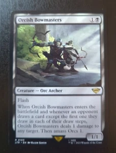 MTG LOTR Tales of Middle Earth Orcish Bowmasters M/NM Pack Fresh - Picture 1 of 2