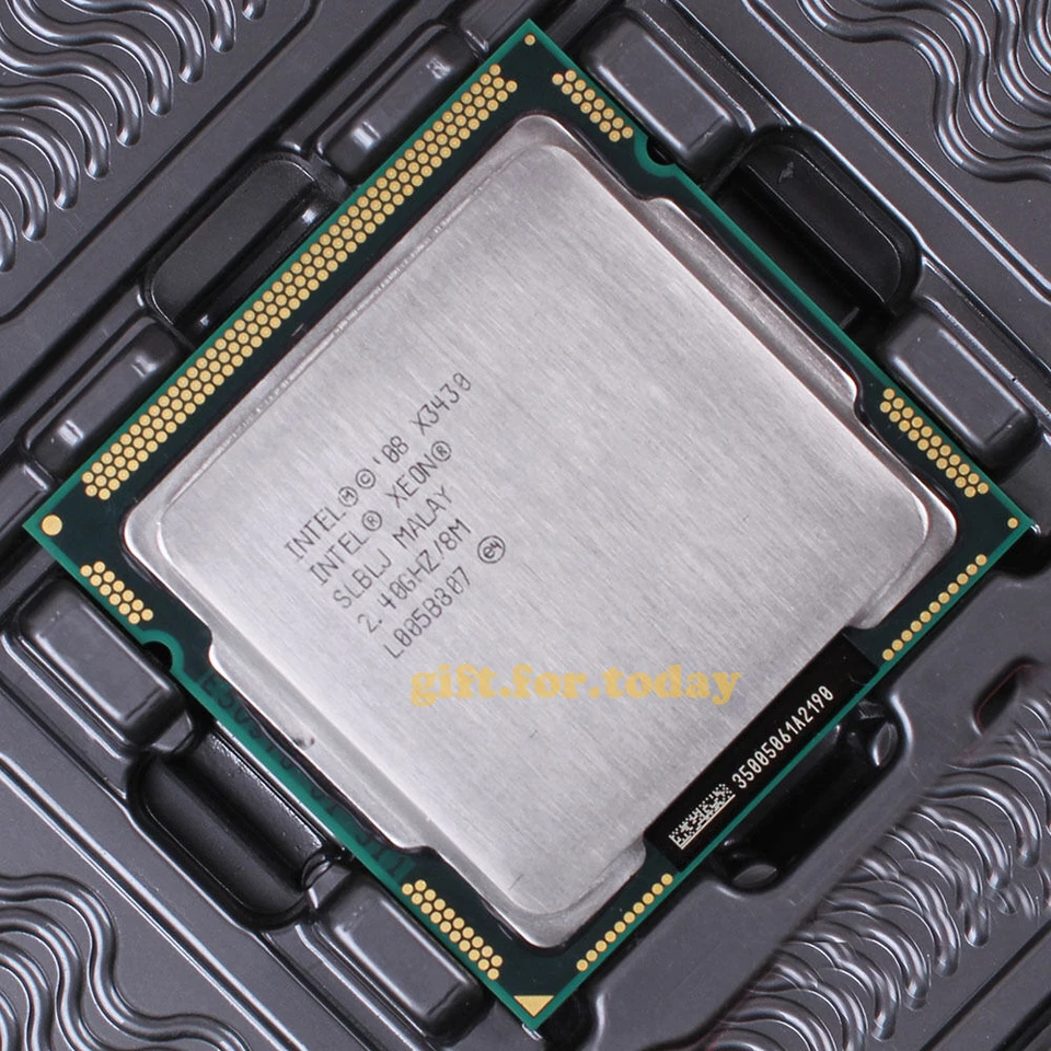 Original Intel Xeon X3430 2.4 GHz Quad-Core (BX80605X3430) Processor CPU - Image 1 of 1