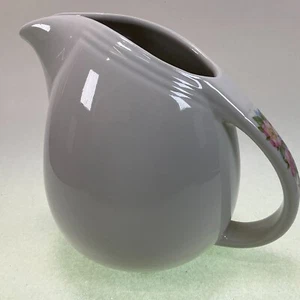 Hall China Wild Rose White Sani-Grid 32 Oz. Kanne Vintage 40er Jahre - Bild 1 von 5