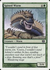 Magic MTG Tradingcard Eighth Edition 2003 Spined Wurm 279/350