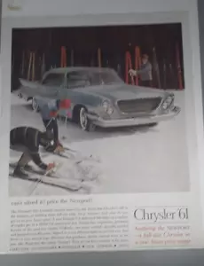 Annuncio originale 1961 Chrysler Newport Magazine ""Non posso permettertelo? Price the Newport" - Foto 1 di 1