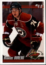 2010-11 Panini Stickers NHL Hockey #343 Maxim Noreau