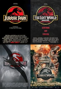 Jurassic world park lost fallen kingdom Rebirth Movie Poster Filmplakat - Picture 1 of 9