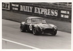 AC COBRA 4.7 V8 SILVERSTONE BDC 1971 FOTOGRAFÍA DE PERÍODO ORIGINAL FOTO - Imagen 1 de 2