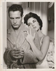 CAT ON A HOT TIN ROOF ORIGINAL  STUDIO PHOTOGRAPH ELIZABETH TAYLOR PAUL NEWMAN - Picture 1 of 2