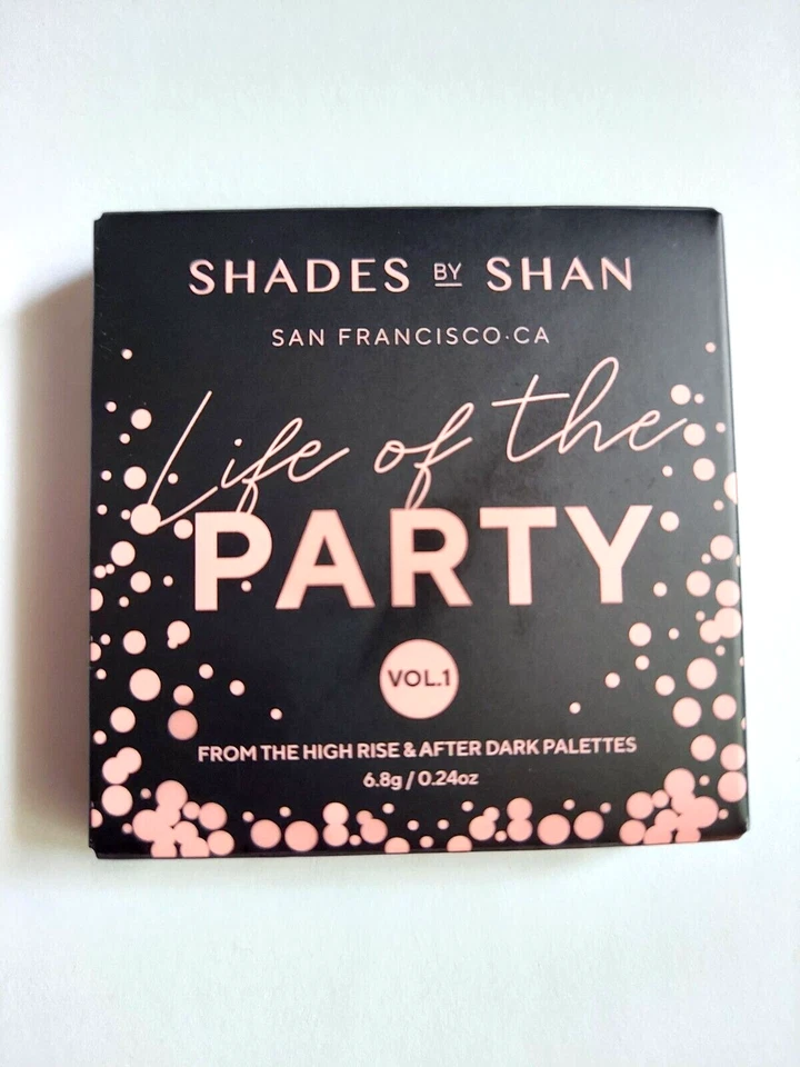Shades By Shan Life Of The Party Vol 1 High Rise/After Dark Eyeshadow Pallette