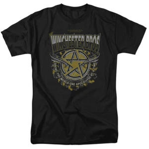 Supernatural T-Shirt Winchester Bros Black Tee - Picture 1 of 1