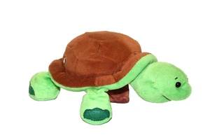 Ganz Webkinz Turtle Plush Stuffed Animal Toy No Code 10 Inches HM150 Brown Green - Picture 1 of 8