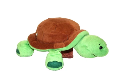 Ganz Webkinz Turtle Plush Stuffed Animal Toy No Code 10 Inches HM150 Brown Green - Image 1 of 4