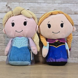 Hallmark 10” Itty Bittys Biggys JUMBO Elsa & Anna Frozen Peluche Muñeca Disney  - Imagen 1 de 1
