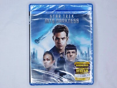 STAR TREK INTO DARKNESS MOVIE NEW SEALED BLU RAY + DVD + DIGITAL HD VERSION - Image 1 of 4