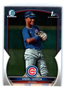 2023 Bowman Chrome Angel Cepeda 1st #BCP-205 Cubs