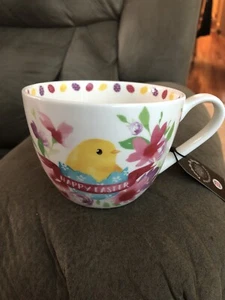 Taza de café taza de té PORTOBELLO por diseño conejito floral conejo HAPPY EASTER - Imagen 1 de 5