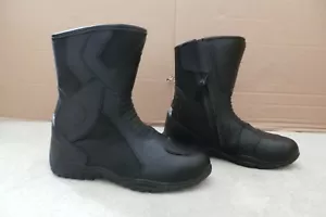 J&S Motorcycle Boots Size 9 UK 43 EU - Picture 1 of 6