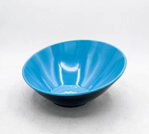(8-Pack) GET 16oz Angled Cascading 8" Blue Serving Bowl Salads Snacks Pasta - Picture 1 of 3