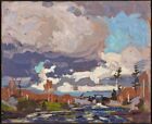 Barrage de Tea Lake, été : Tom Thomson : 1917 : impression d'art de qualité archivistique