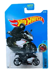 Hot Wheels 2017 HW Moto Ducati 1199 Panigale 3/5 schwarz mit rotem und grünem Akzent - Bild 1 von 1