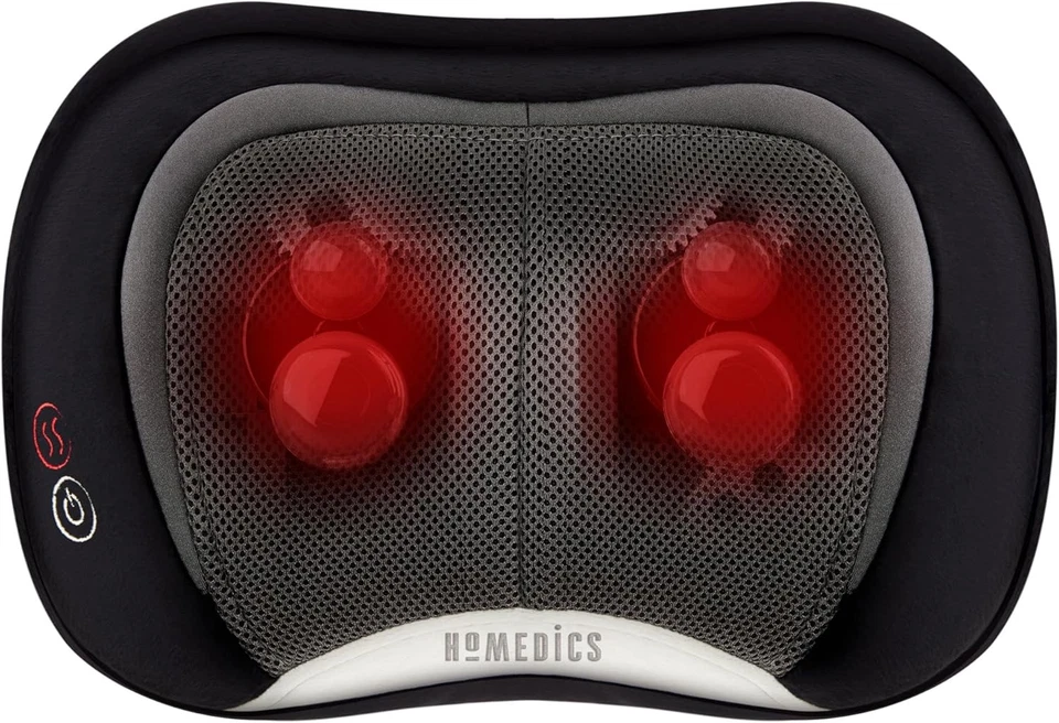 HoMedics SP-104HJ 3D Shiatsu and Vibration Massage Pillow with Heat